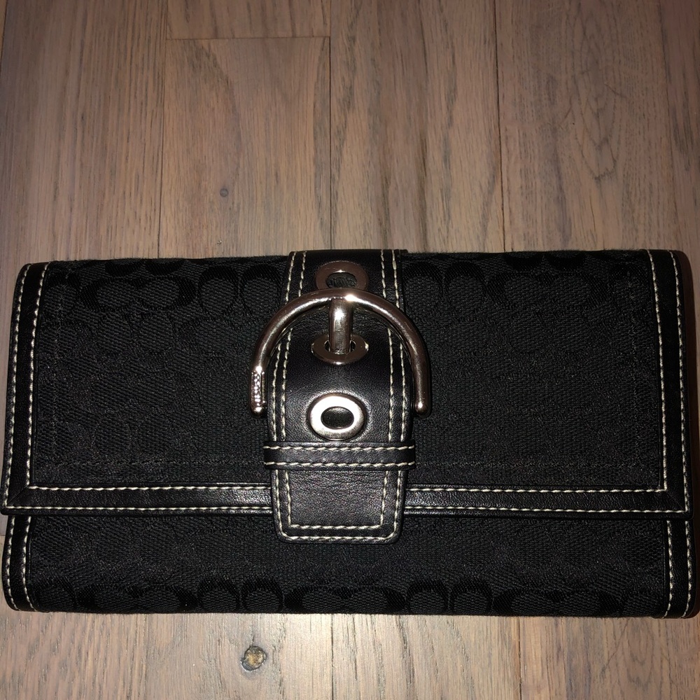 Black Coach Wallet